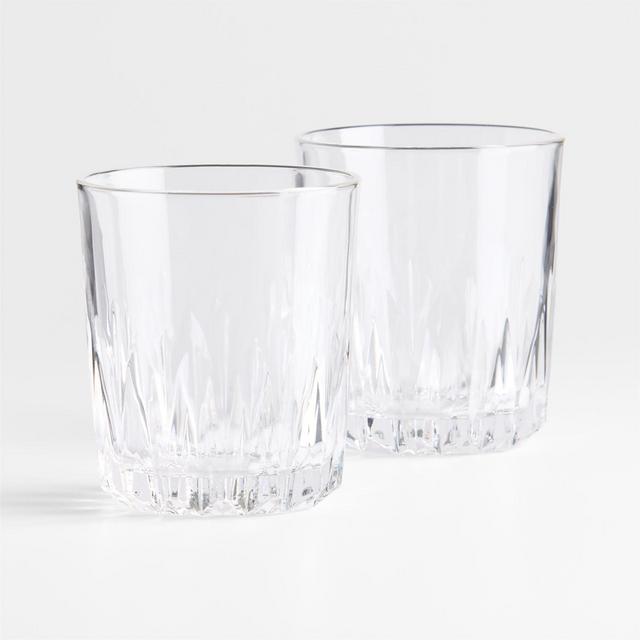Solstice 11.75-oz. Double Old Fashioned Cut Glass, Set of 2