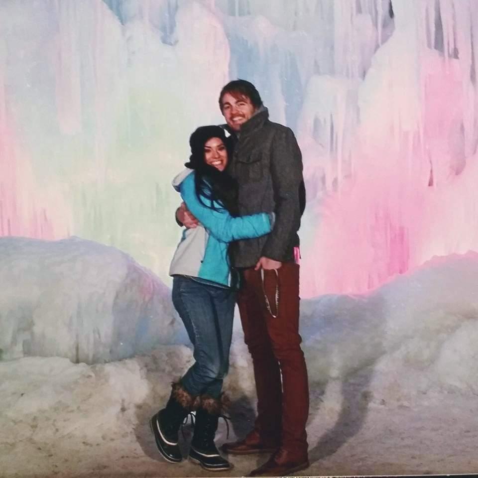 Our first Valentine's Day together!
