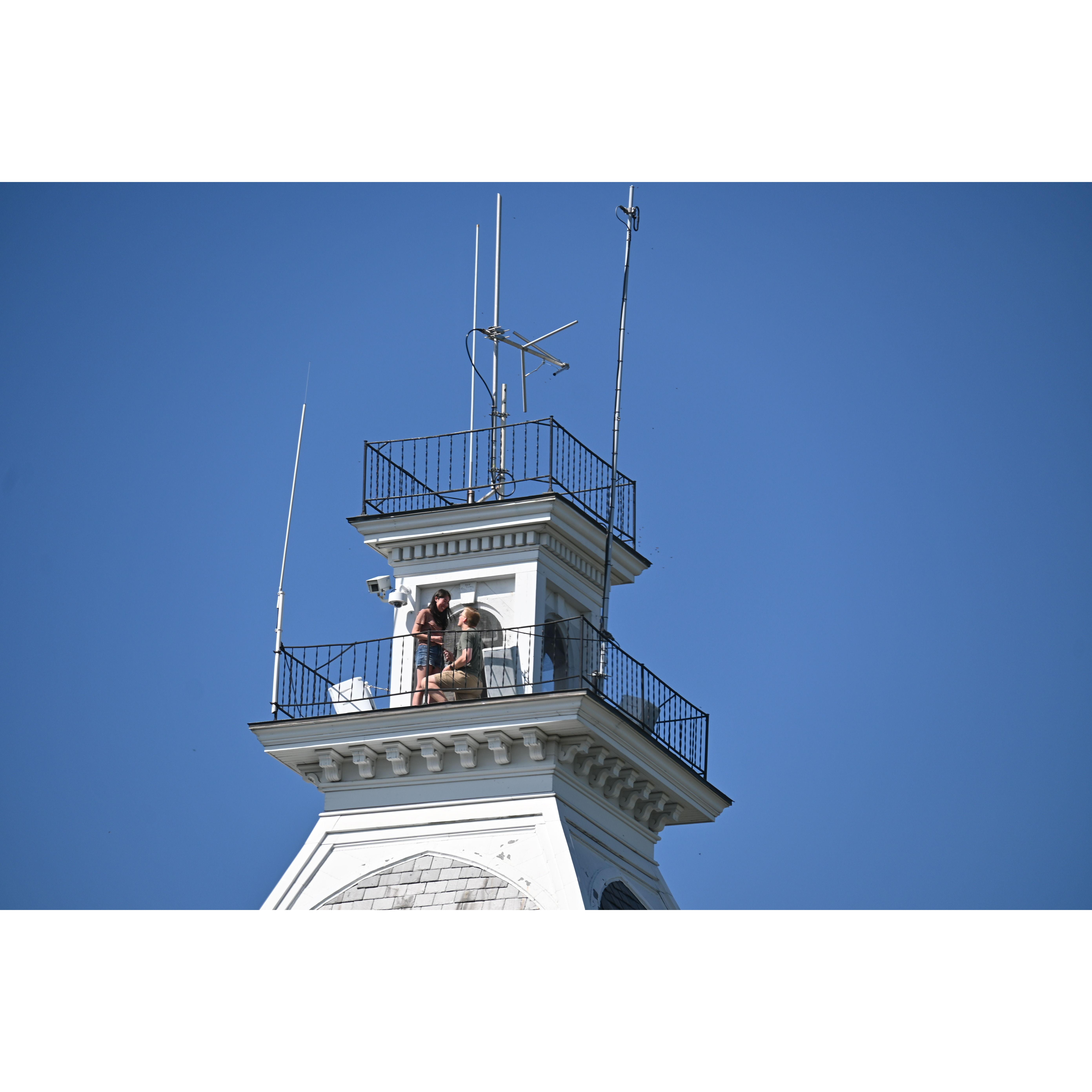 The moment Christina said "yes"!