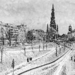 Princes Street Gardens and the Scots Monument