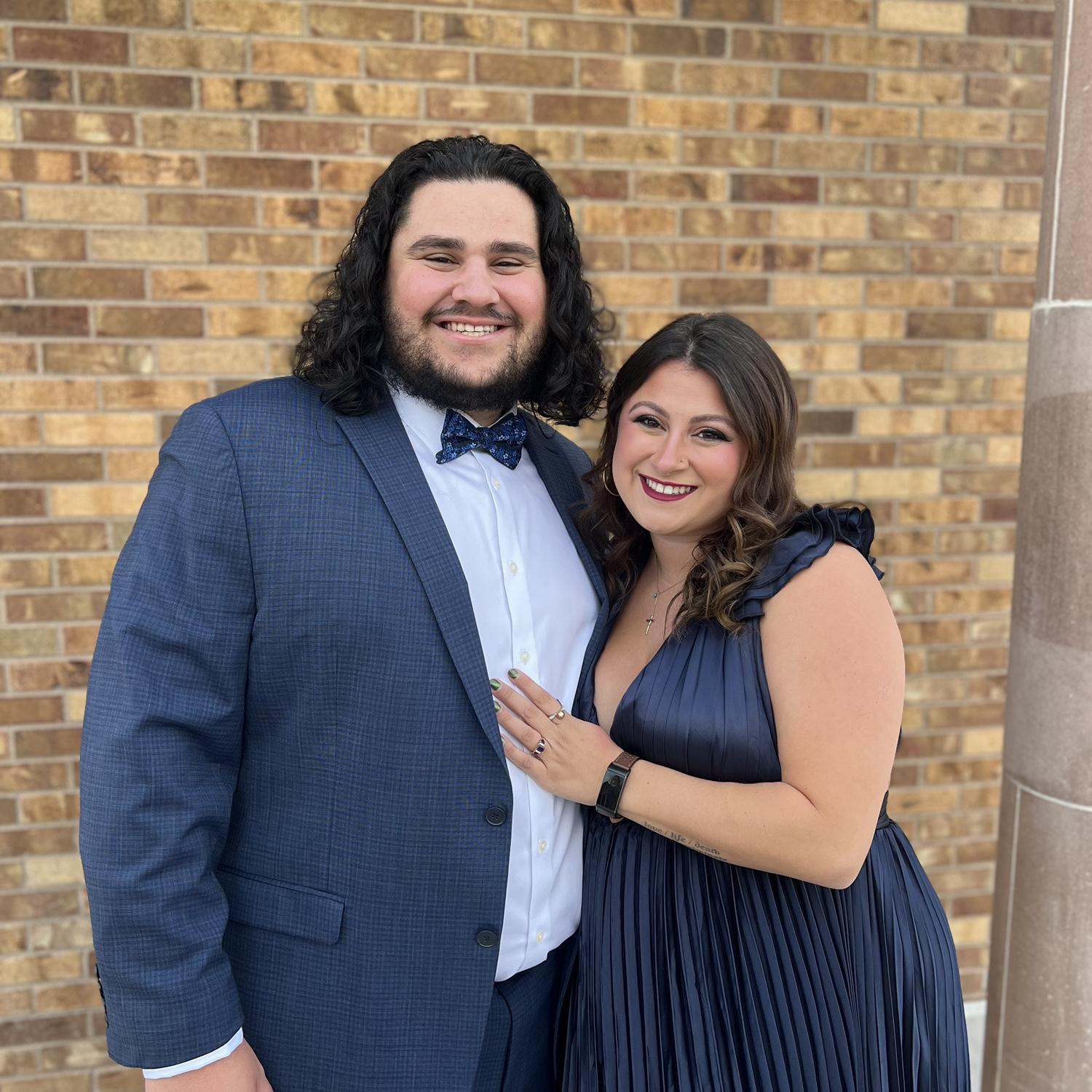 We got to attend our cousin's wedding together. What a wonderful night!