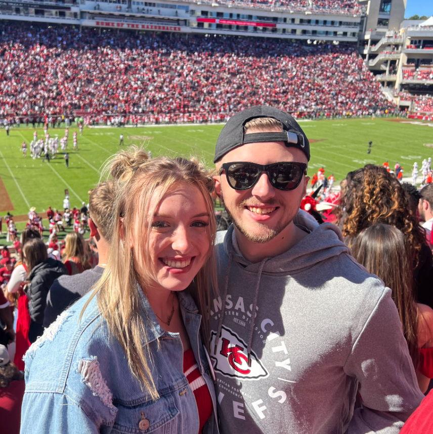 2021 - First Razorback game together!