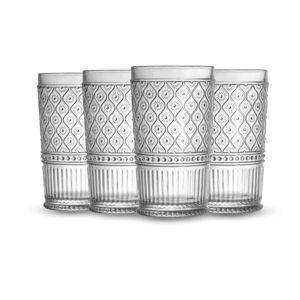 Claro Highball Glasses, 17 oz. (Set of 4) - Clear