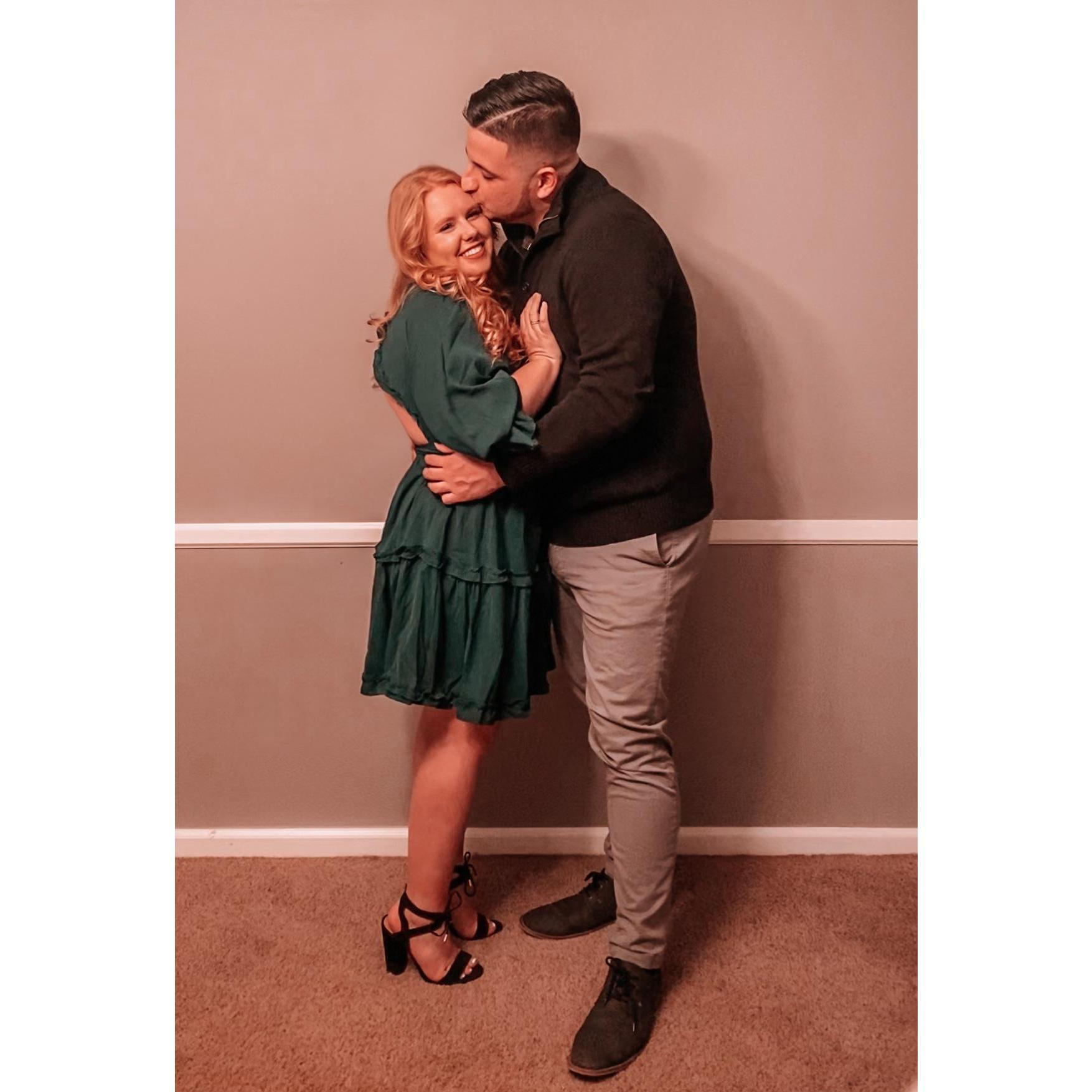 Our first Valentine's Day together