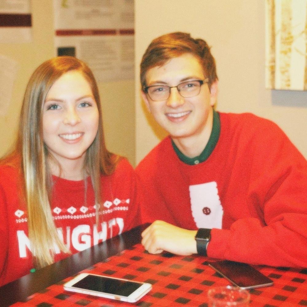 College Christmas Sweater Party