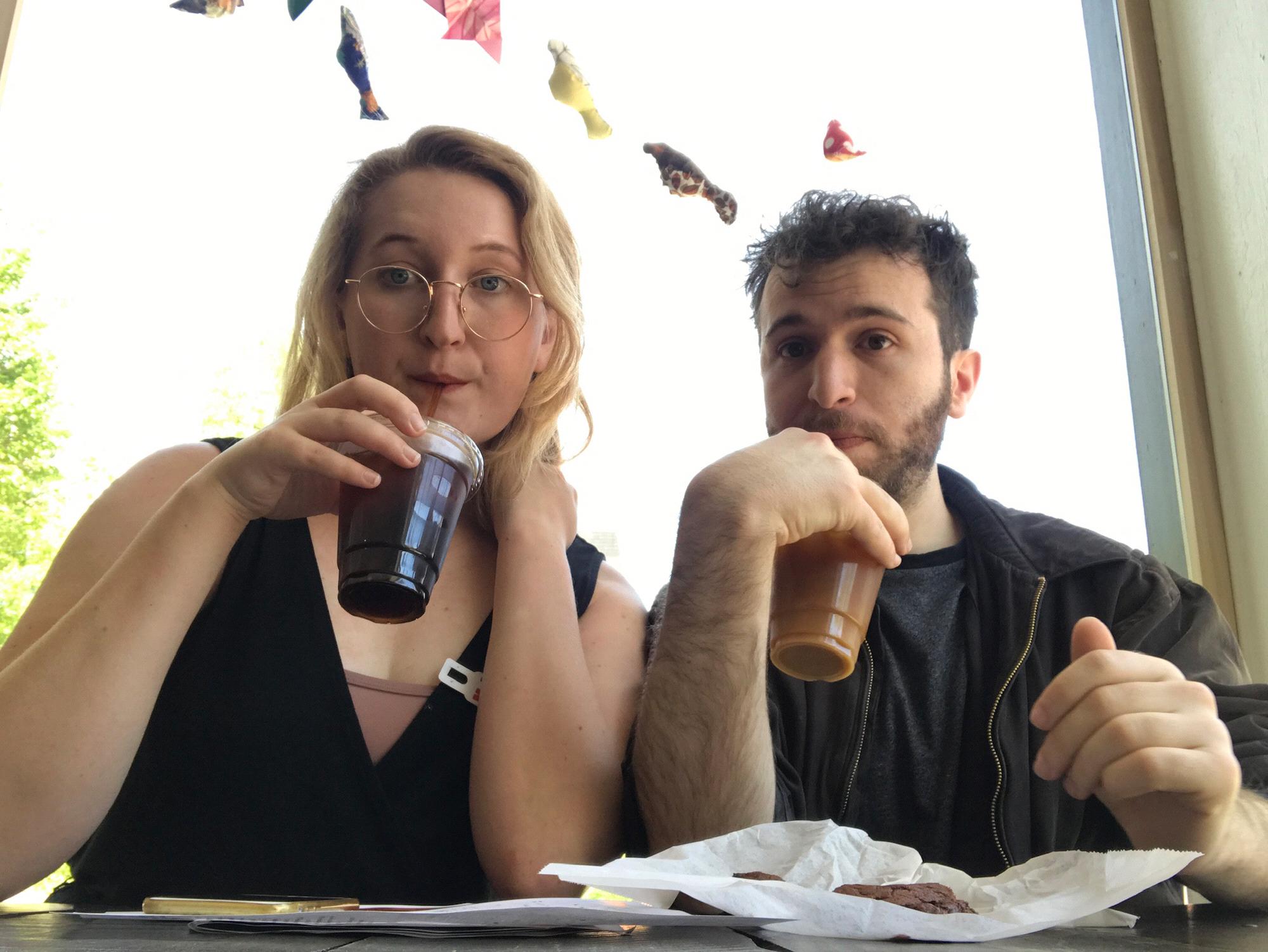 The couple can regularly (pre-pandemic) be found looking for cold brew and snacks at local coffee shops, a habit that was a favorite way to explore Pittsburgh.