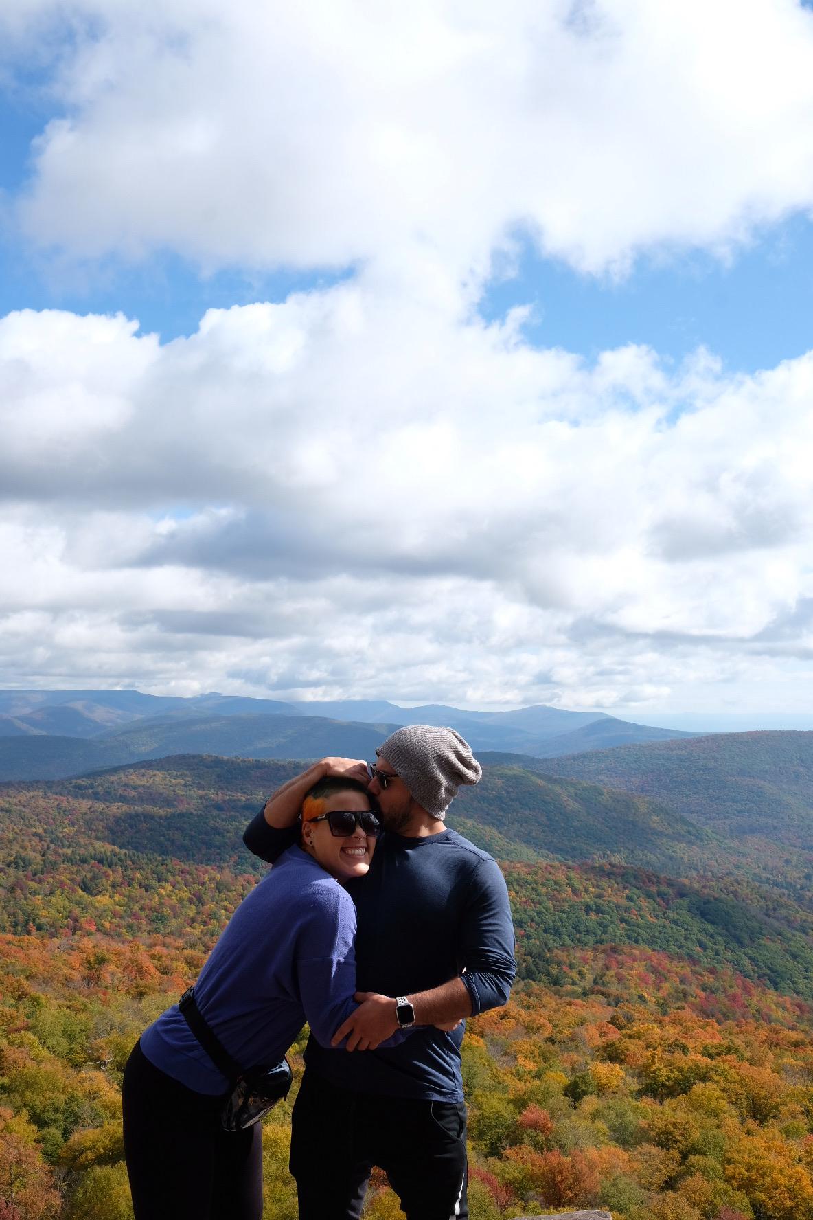 Hugs and kisses in the Catskills!