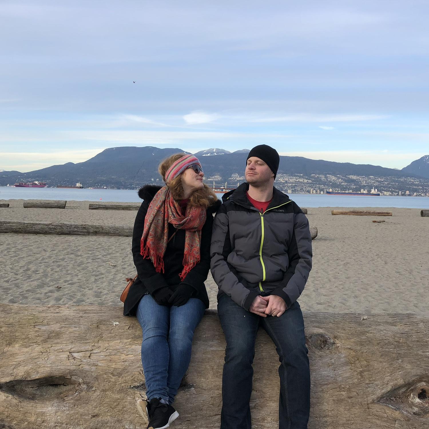 Brycen and Sydney in Vancouver