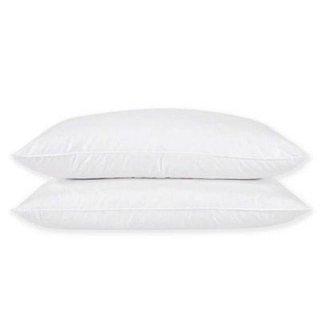 Puredown Feather Pillow Insert in White -King (Set of 2)