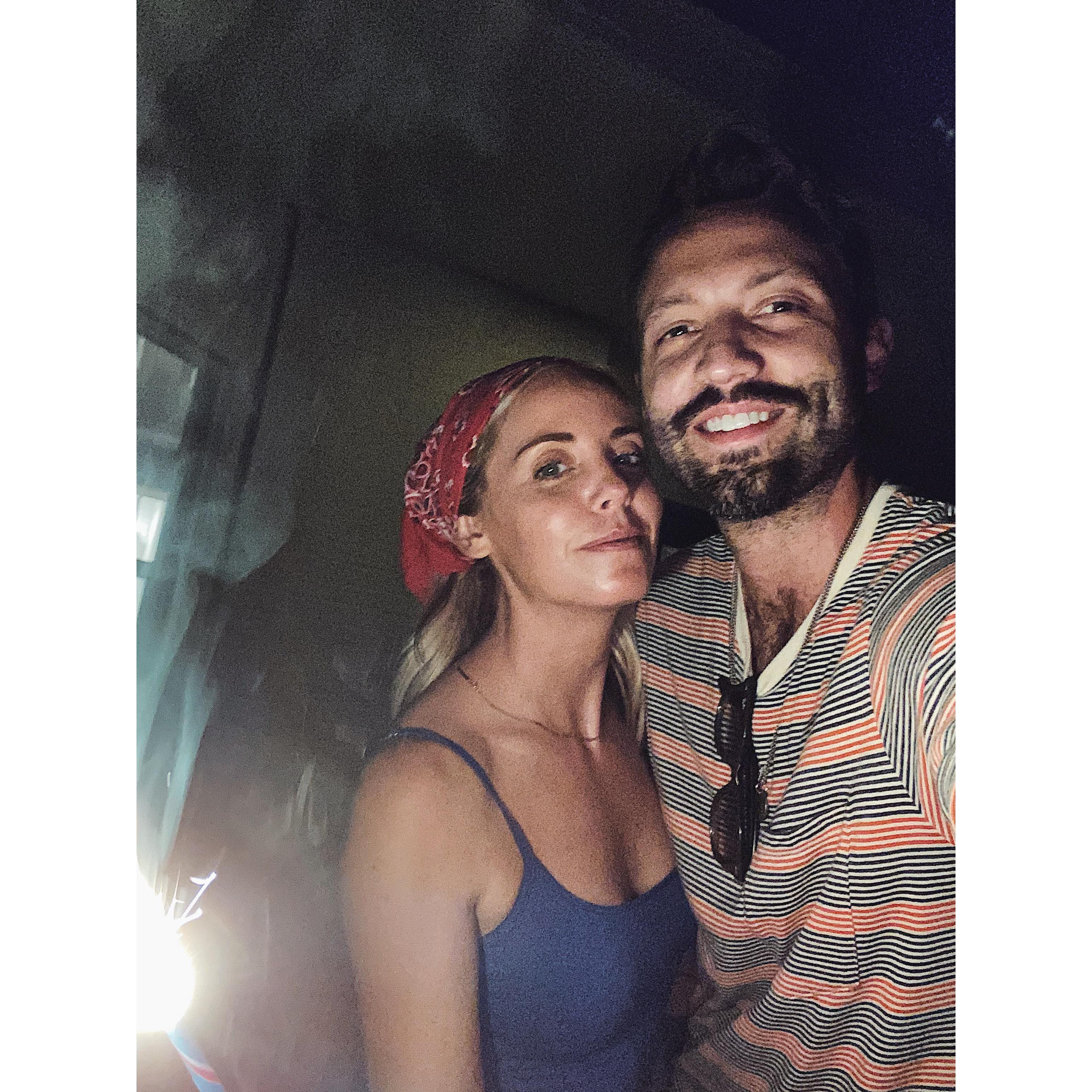 Taken at our first 4th of July and two minutes before Caleb got cocky and burned three holes in his shirt while lighting a firework.