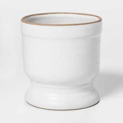 4" x 3.6" Ceramic Planter White - Threshold™