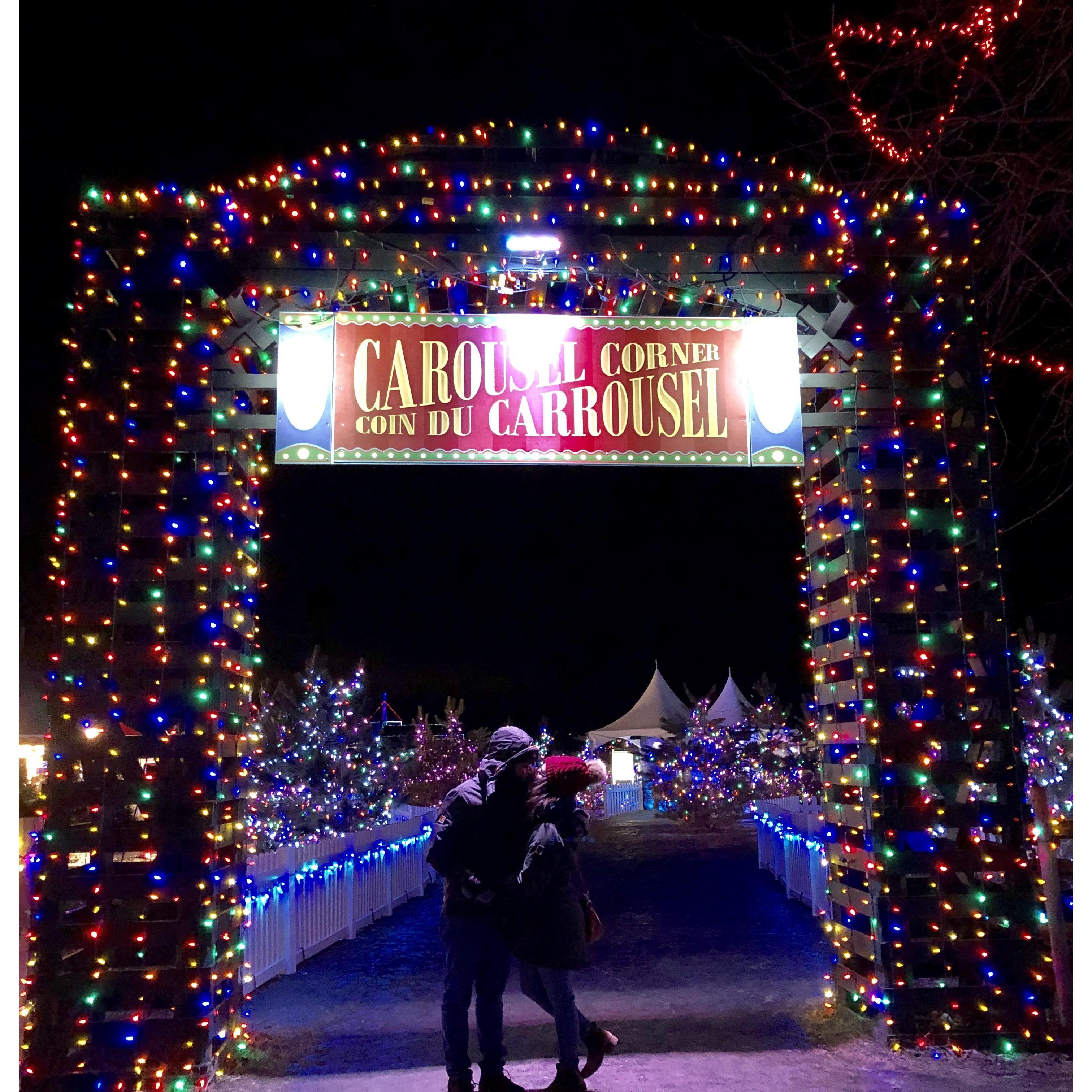 Gettin' into the holiday spirit