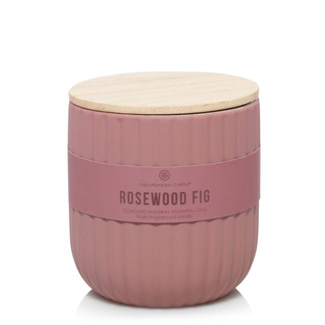 Chesapeake Bay Candle® Minimalist Collection Rosewood Fig Medium Ceramic Candle
