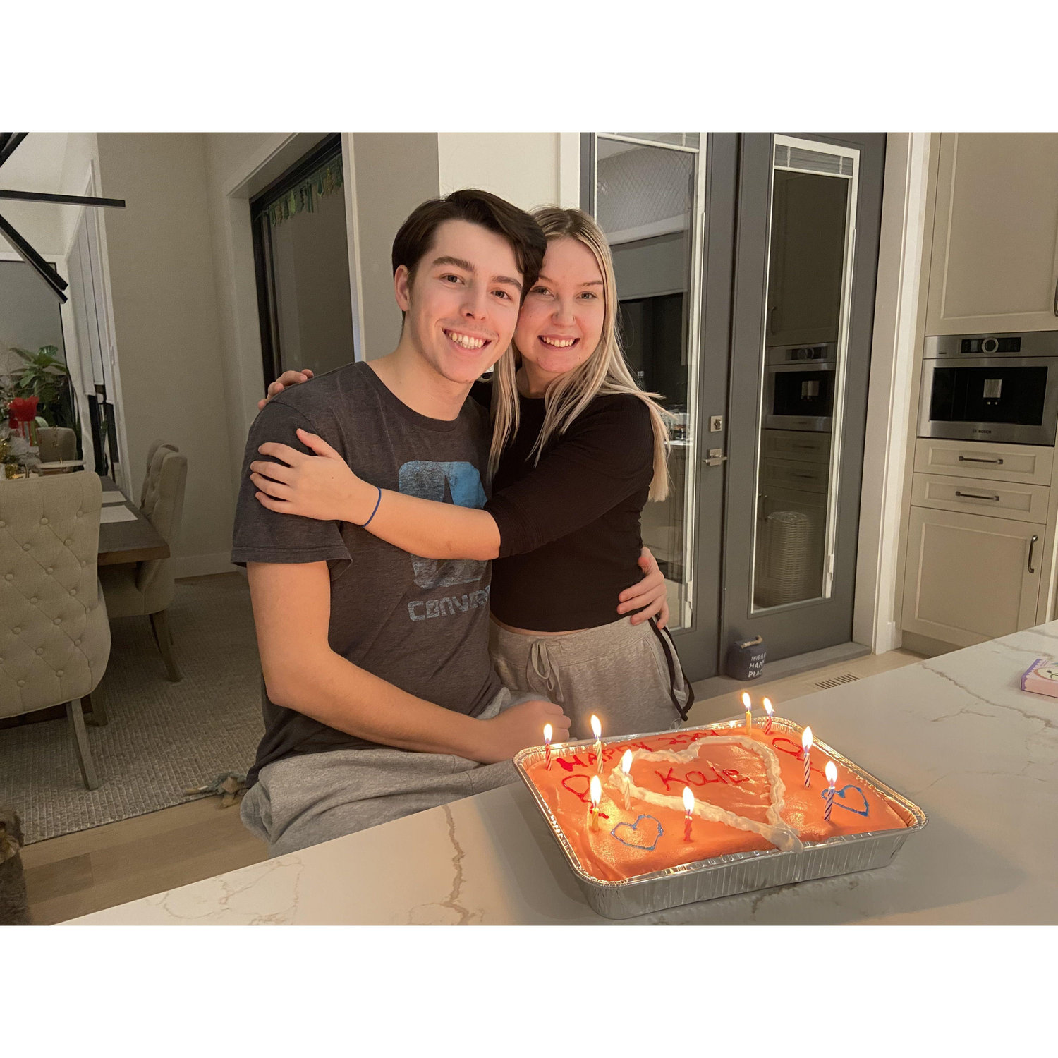 One of many birthday celebrations.