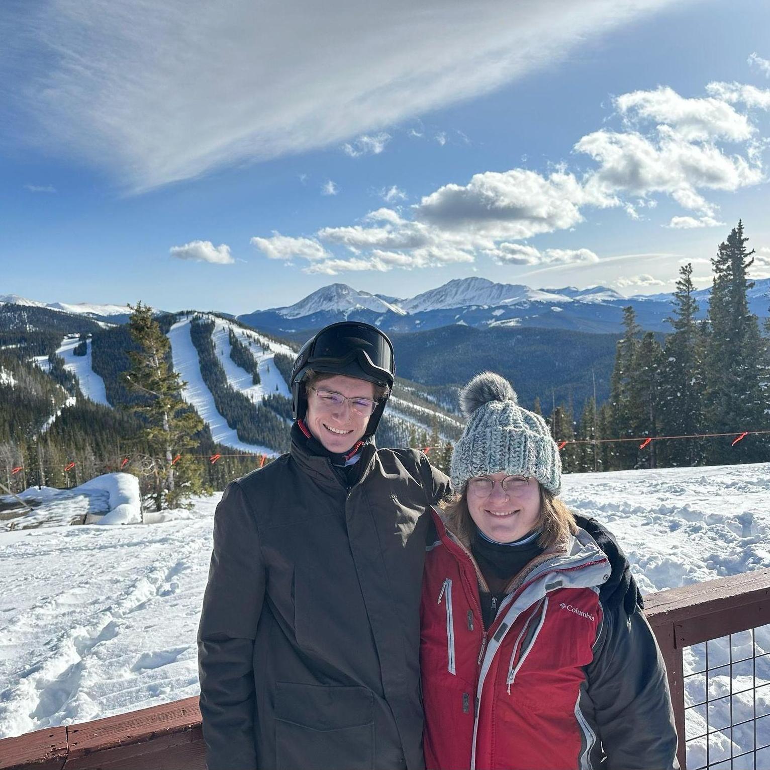 Skiing in Keystone, Colorado in January 2023