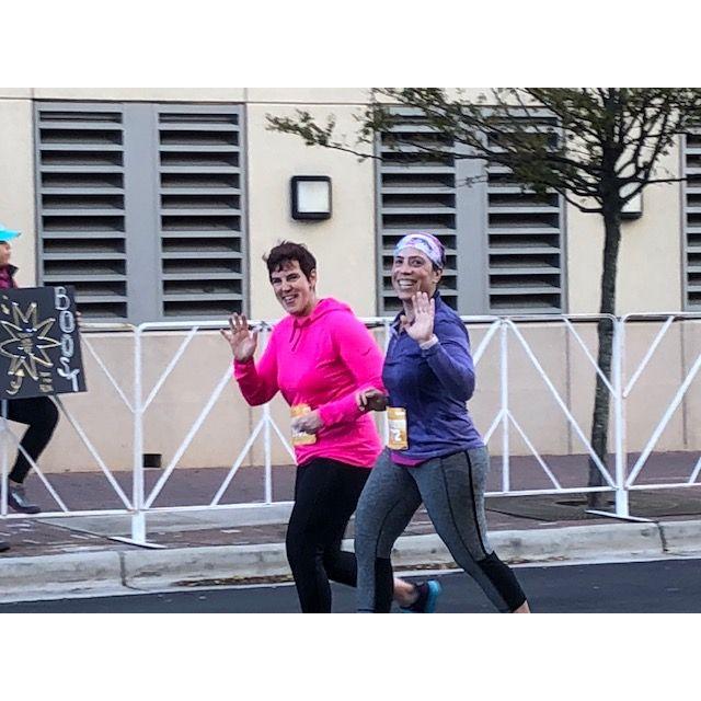 Running our first 1/2 marathon in Charlotte!