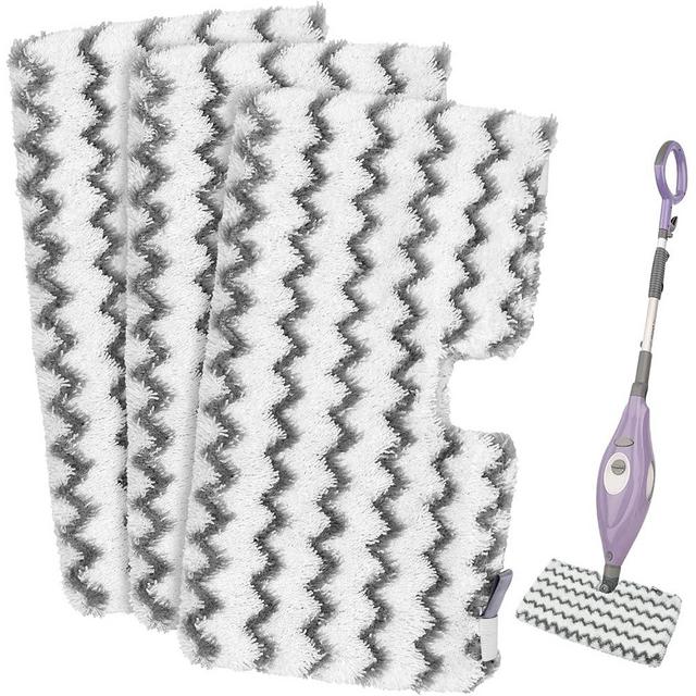 Steam Mop Replacement Pads for Shark Steam Mops S3500 Series S3501 S3601 S3550 S3901 SE450 S3801CO S3601D S2901 S2902 Shark Steam Pocket Mop, Microfiber Reusable Steam and Scrub Pads for Floor Clean