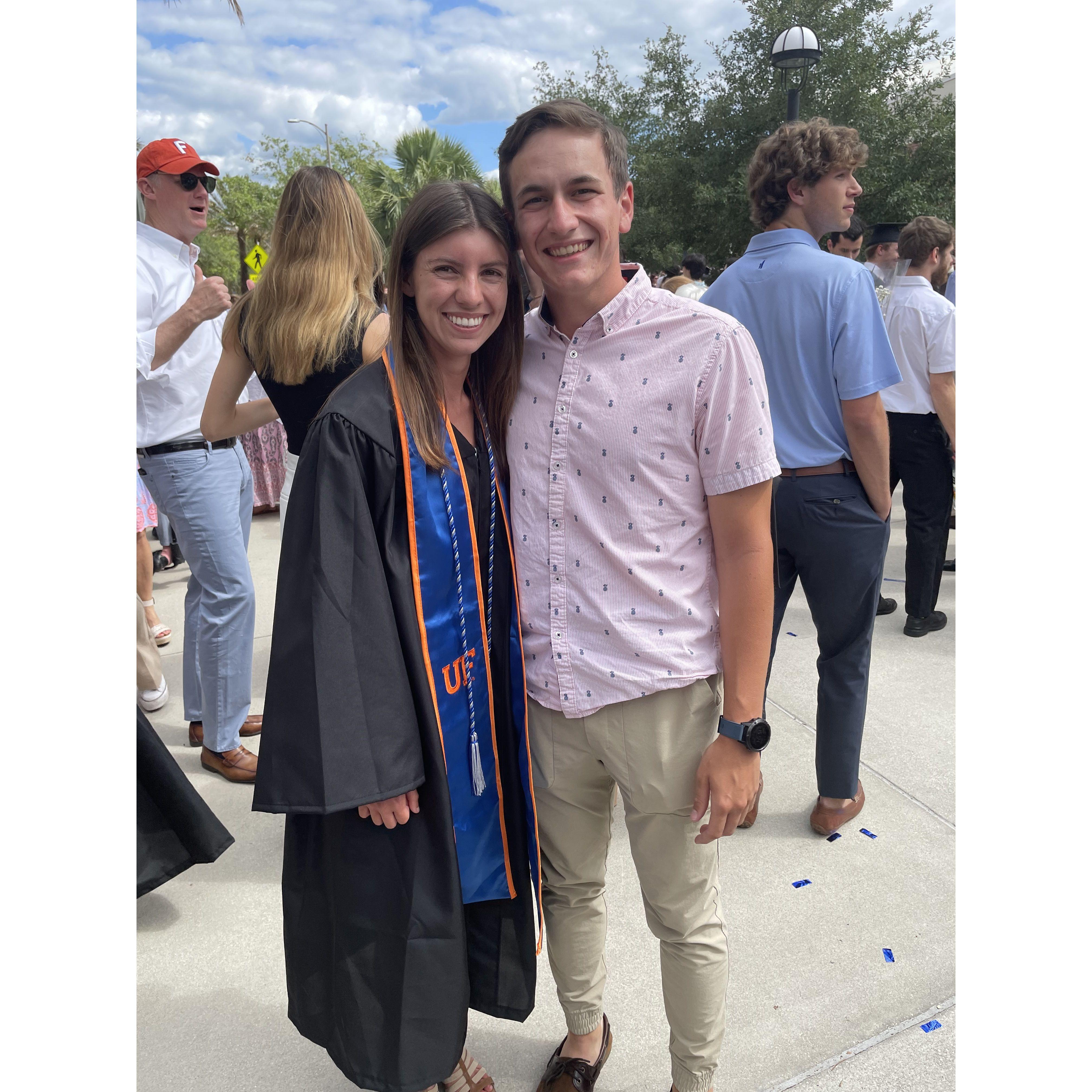 Together at Mia's undergraduate graduation!
