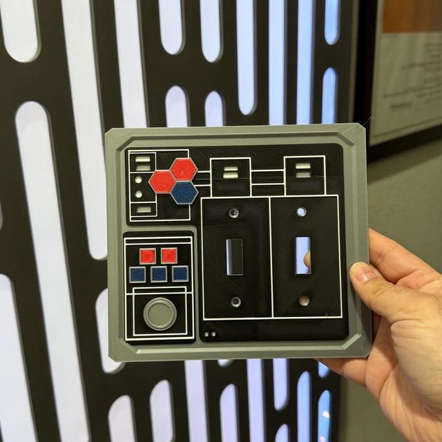 SW Imperial Base Control Panel Dual Gang Rocker Switch Cover