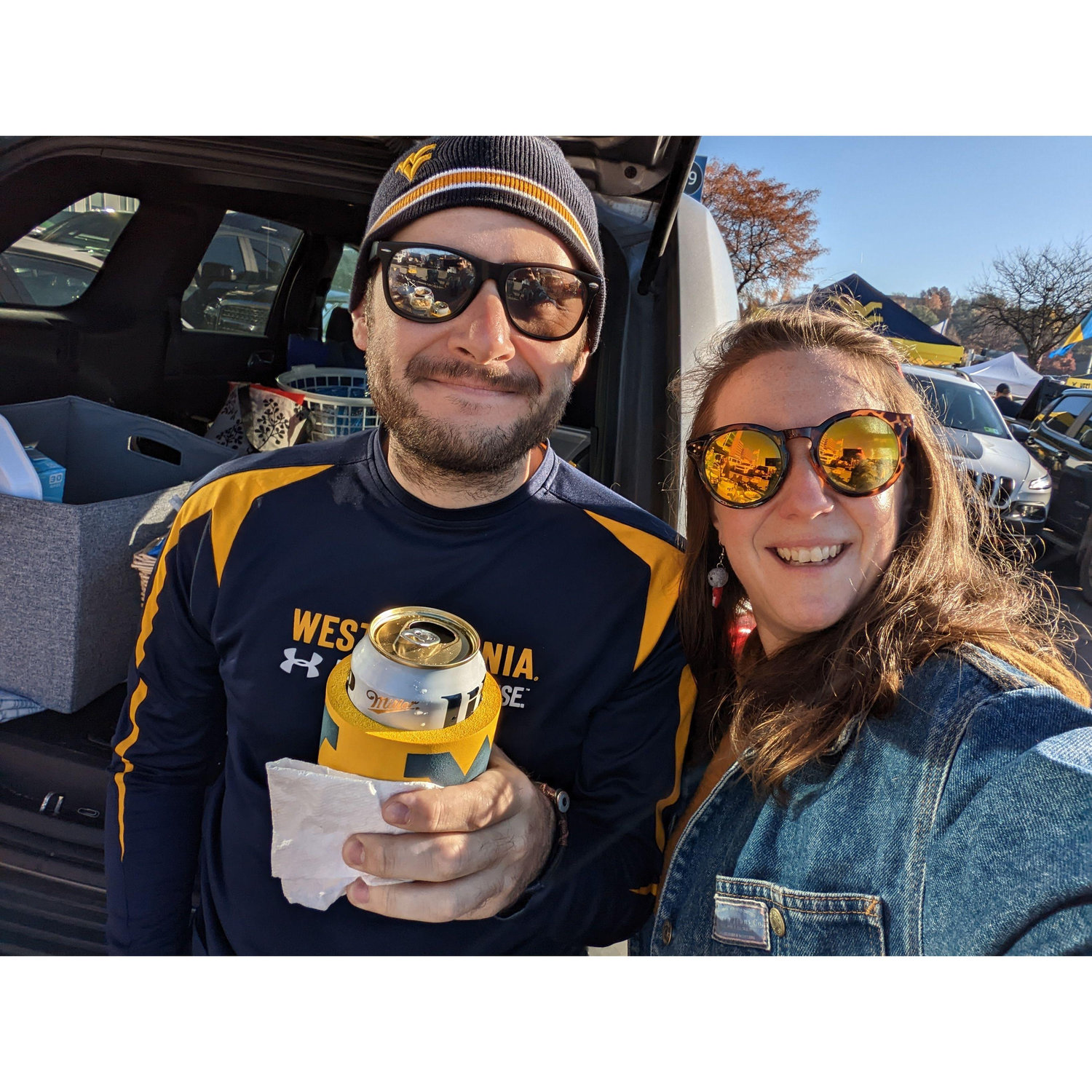 Let's go Mountaineers! WVU tailgate in 2022.
