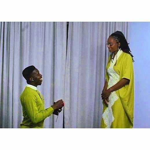 Friday, July 18  after dinner, Bright proposed to Esu 💍💖