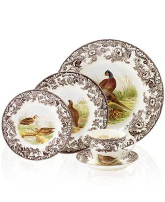 Spode Woodland by Pheasant Salad Plate