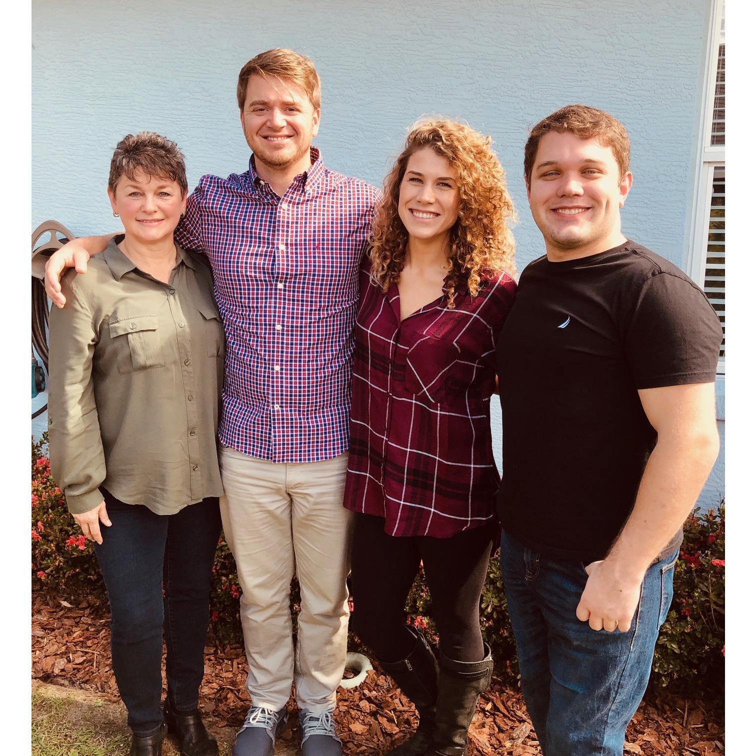 Thanksgiving 2018 with Mom and Michael!