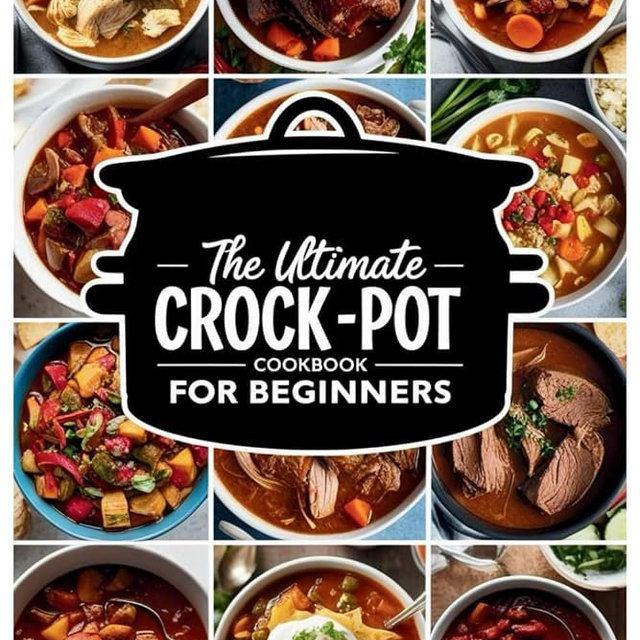 The Ultimate Crock Pot Cookbook for Beginners: 150+ Effortless Slow Cooker Recipes for Comforting Breakfasts, Soups, Main Dishes, and Decadent Desserts!