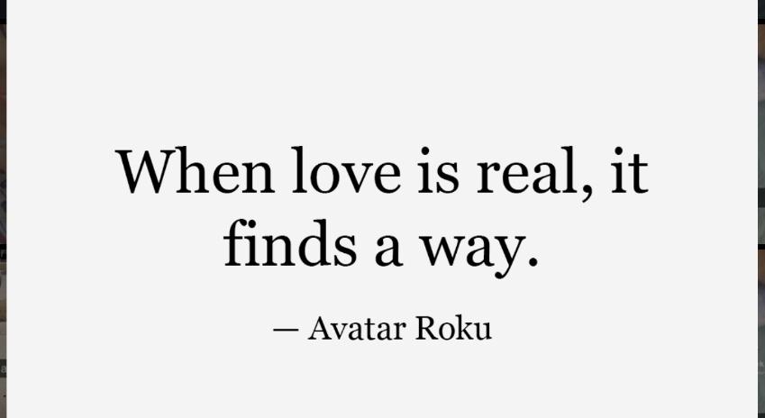 When love is real, it finds a way.