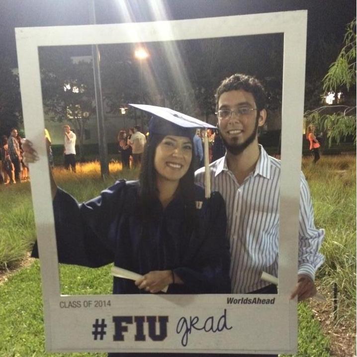 Jheny's FIU Bachelor degree graduation!