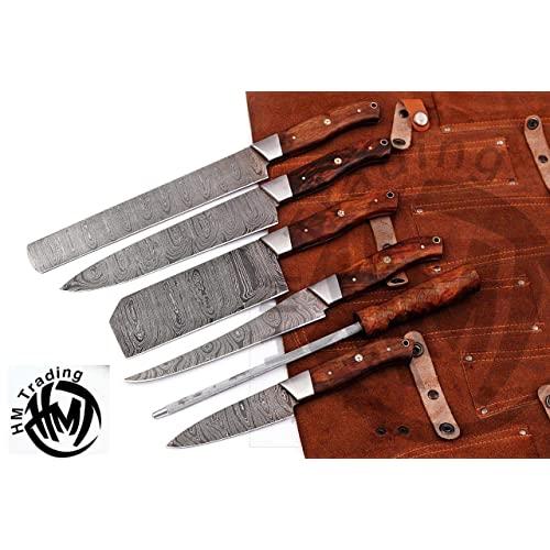 Emojoy Knife Set, Kitchen Knife Set with Craving Fork and Detachable Wooden  Block, 16-Piece German