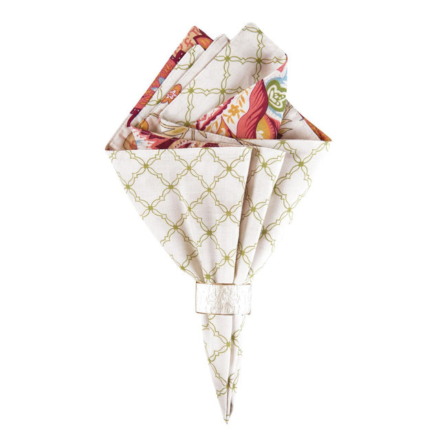C&F Home Bethany Cotton Reversible Napkin, Set of 6