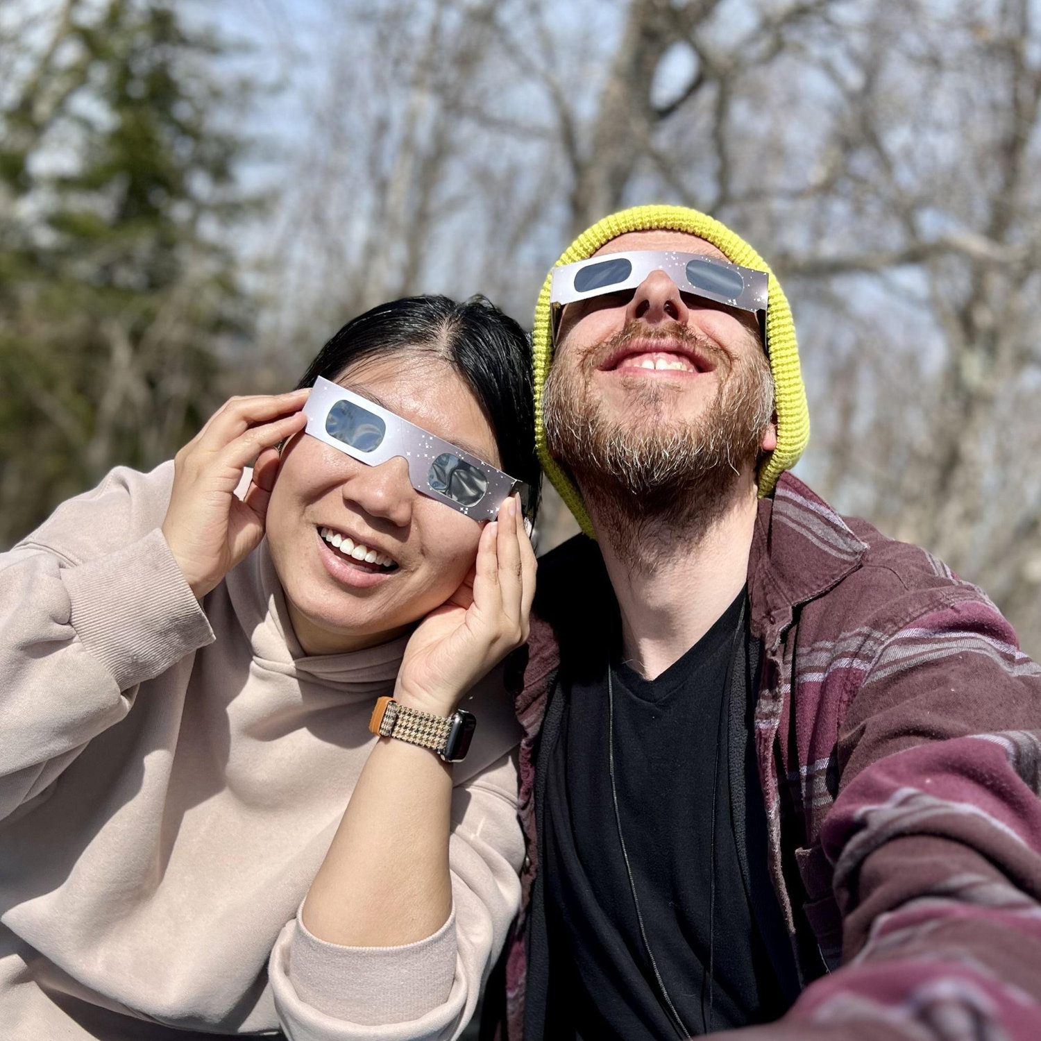 We went to the Adirondacks to see the eclipse