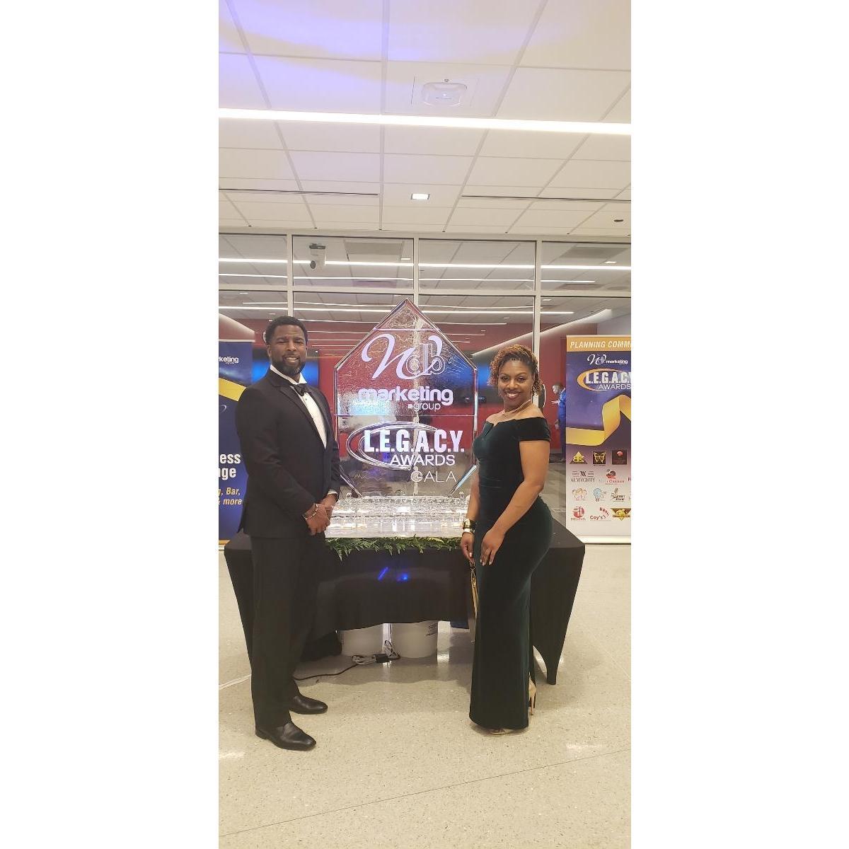 Before we had to "mask-up"; attending the Wdb Marketing Annual Legacy Awards at Malcolm X College (Feb 2020).
