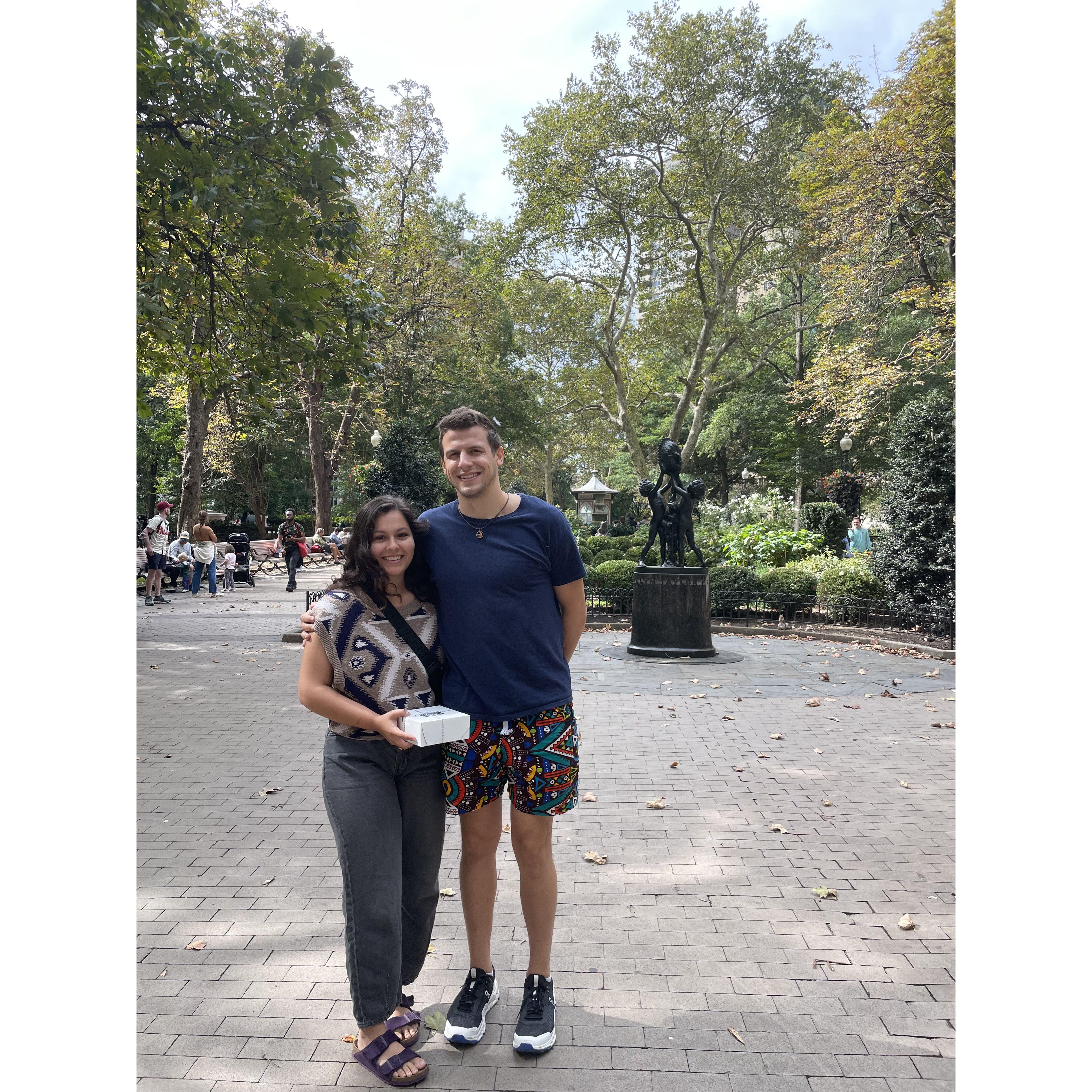 Last walk in Rittenhouse Park before leaving Philadelphia