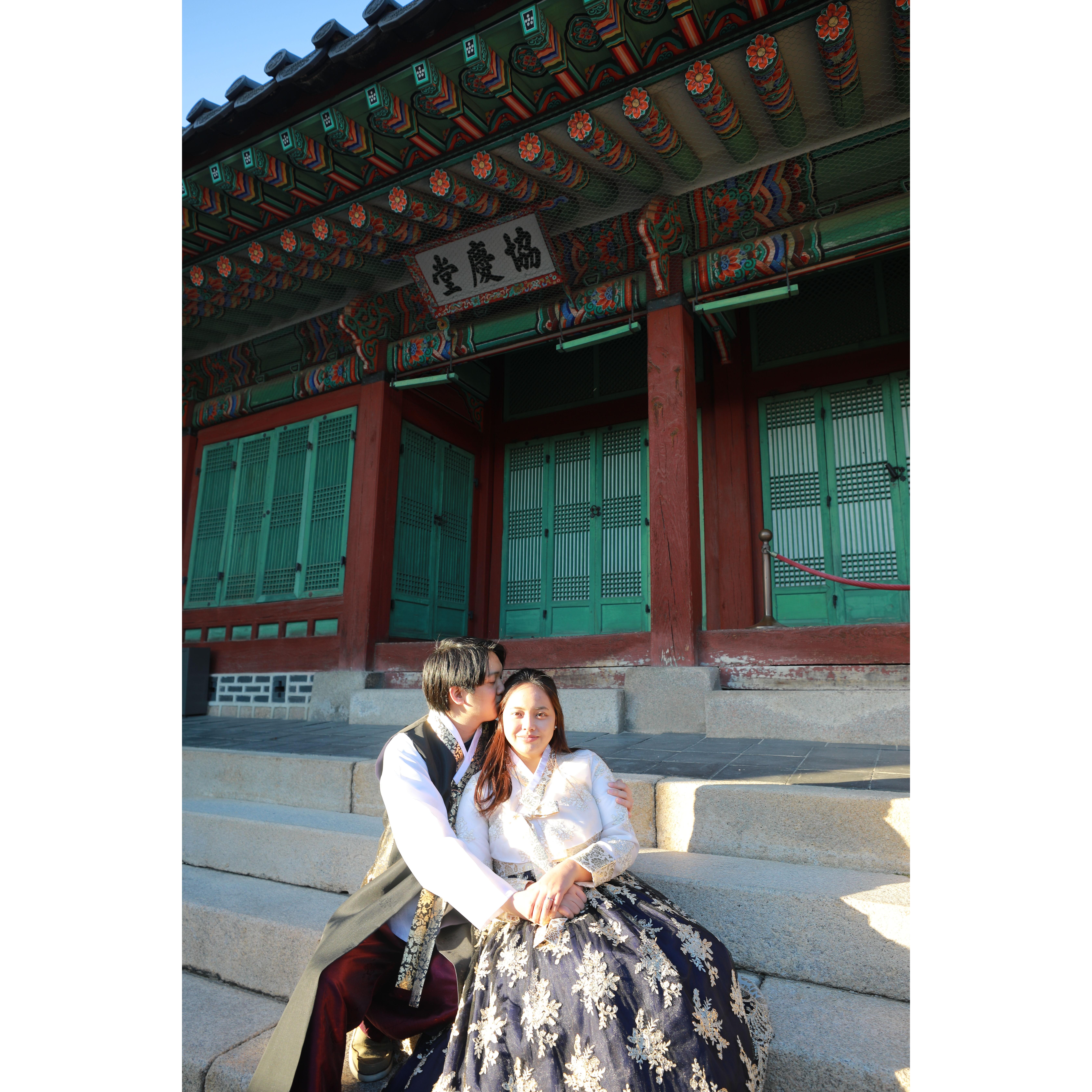 Gyeongbokgung Palace in Seoul, November 2022