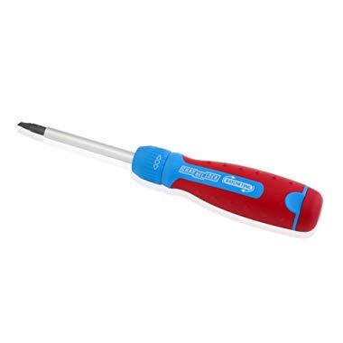 Channellock 131CB 13-in-1 Ratcheting Screwdriver | Multi-Bit Storage | 1/4-Inch Nut Driver | Quick-Load Handle with Cushion Grip | 28-Tooth Ratchet Mechanism Provides up to 225 lbs. of Torque