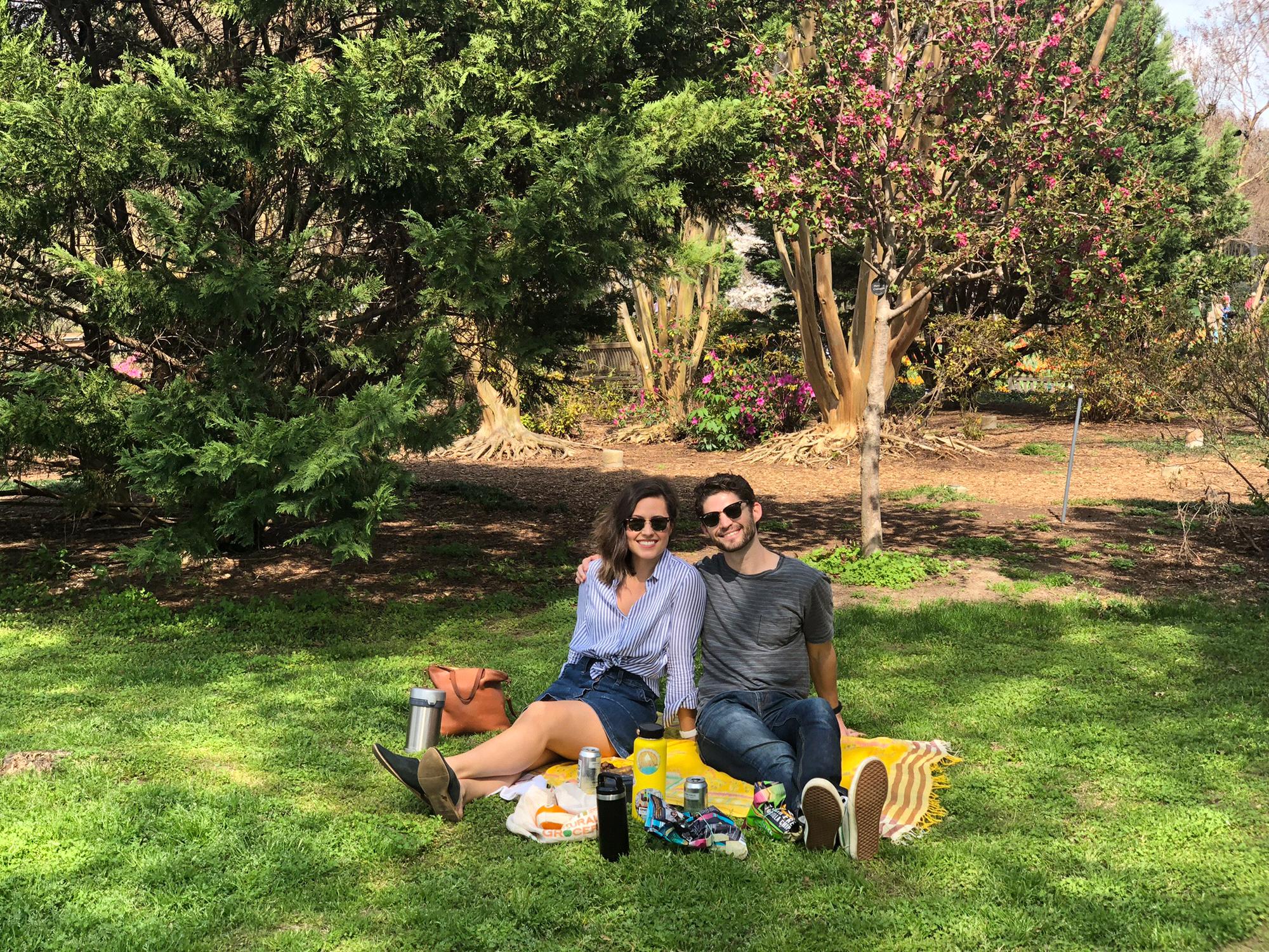 Dallas Botanic Gardens while we were doing long distance.