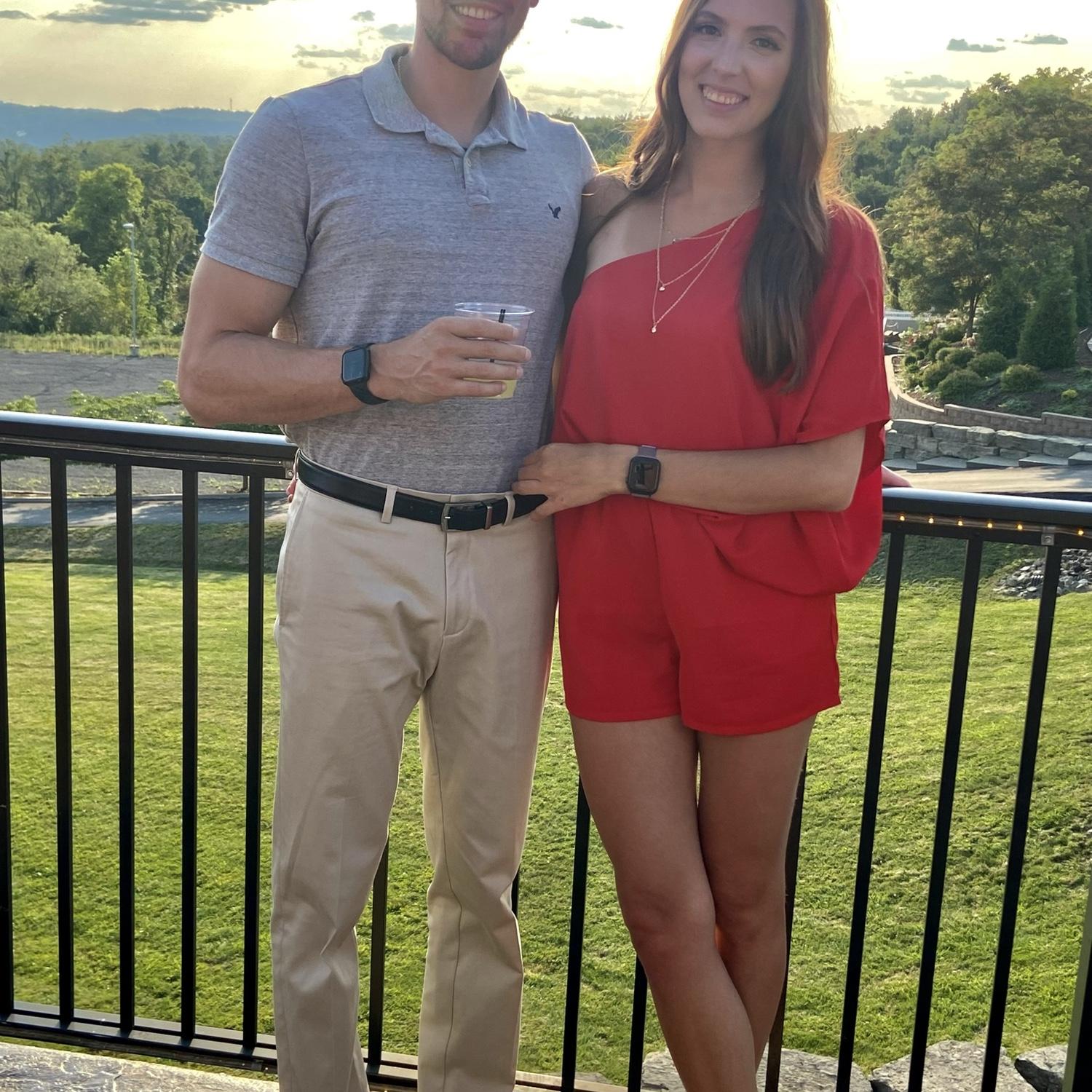 Our first wedding together!