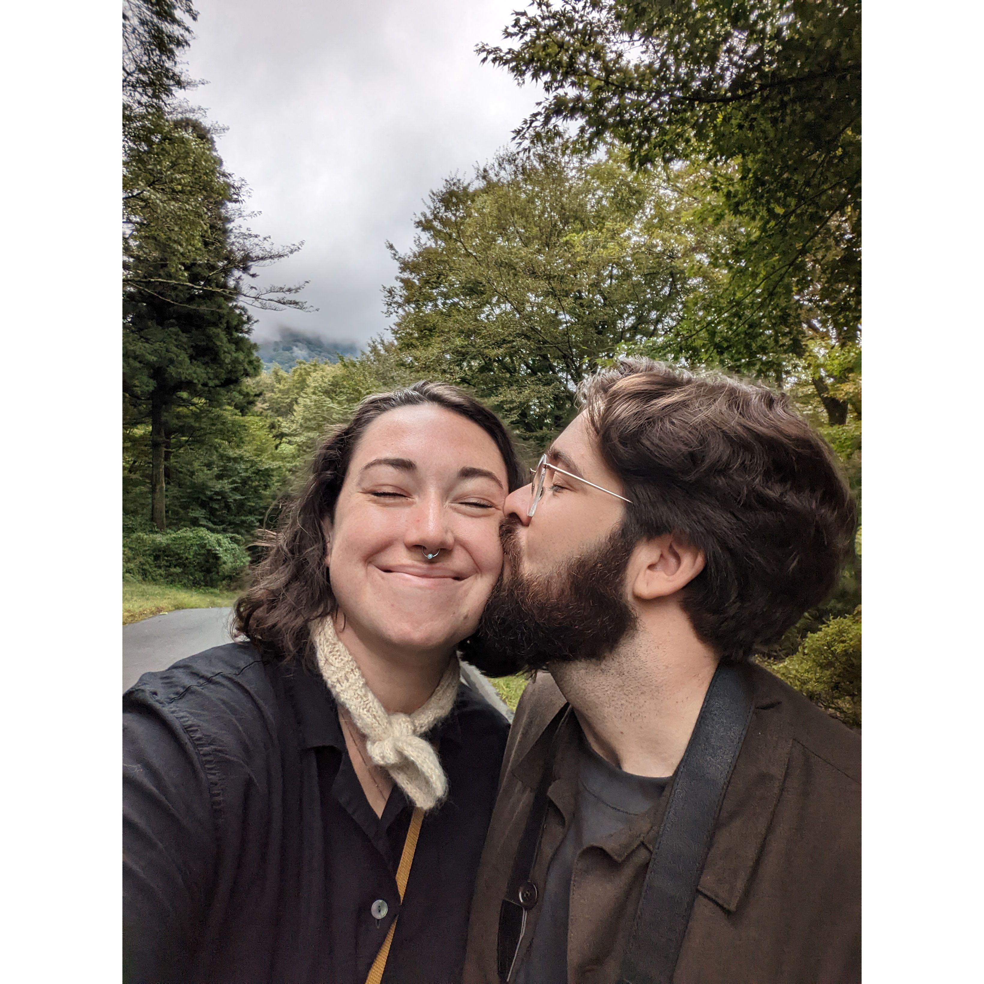 One final photo of us in Hakone. It was the trip of a lifetime and the perfect way to start the rest of our lives together :)