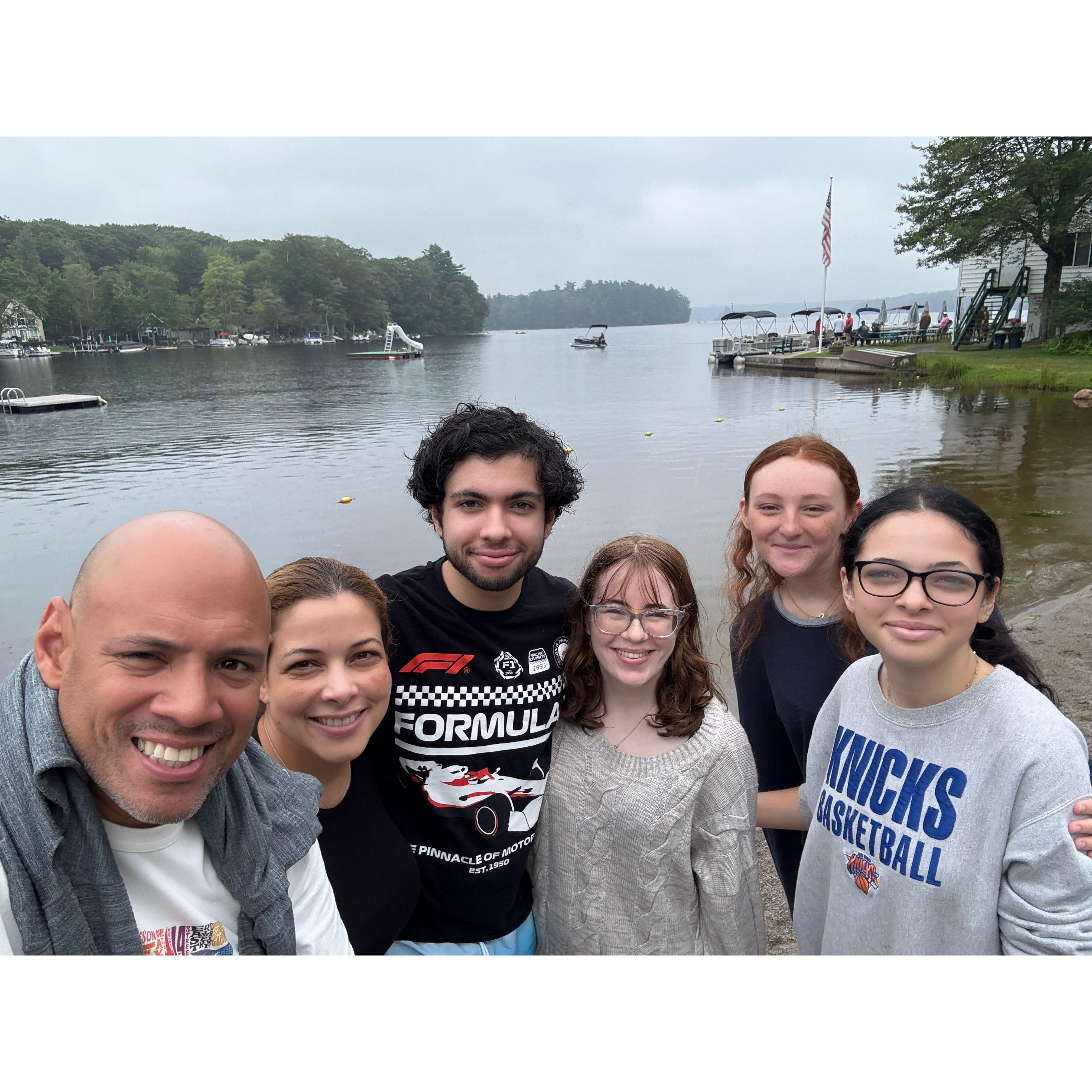 Summer weekends at the lake house.