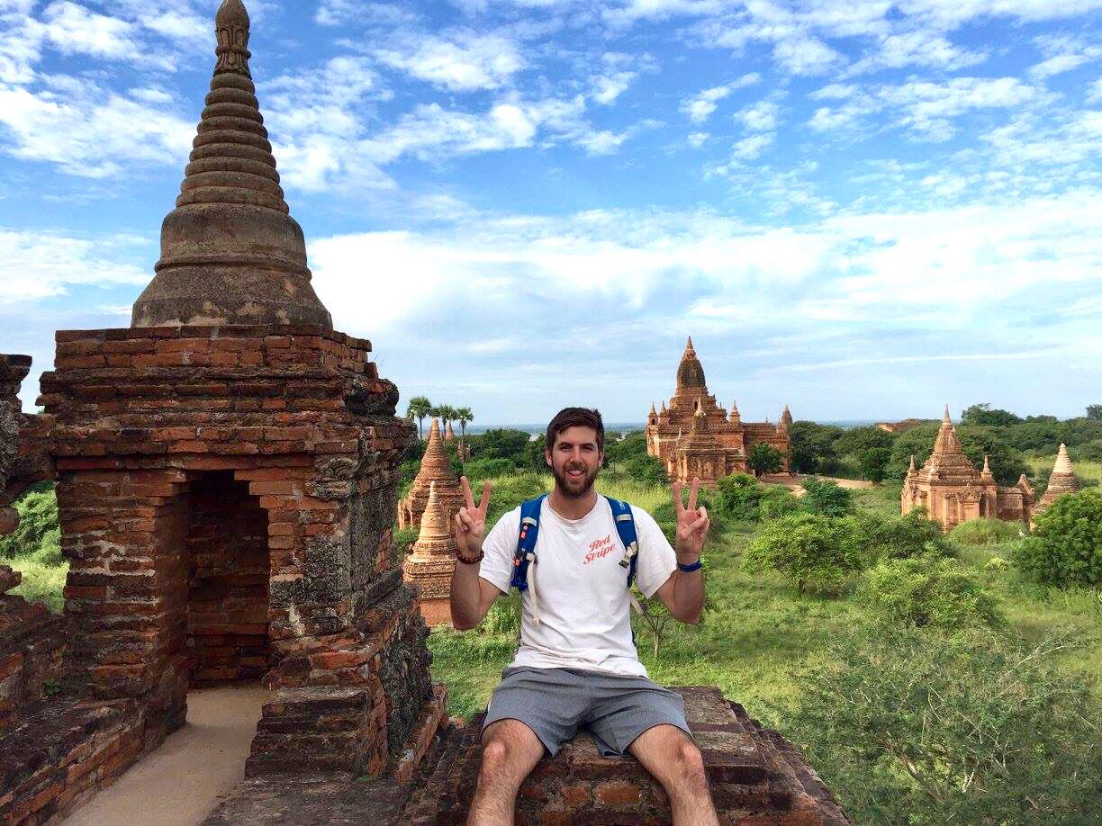 Exploring the 4,446 Buddhist temples, pagodas, and monasteries in Bagan, Myanmar.