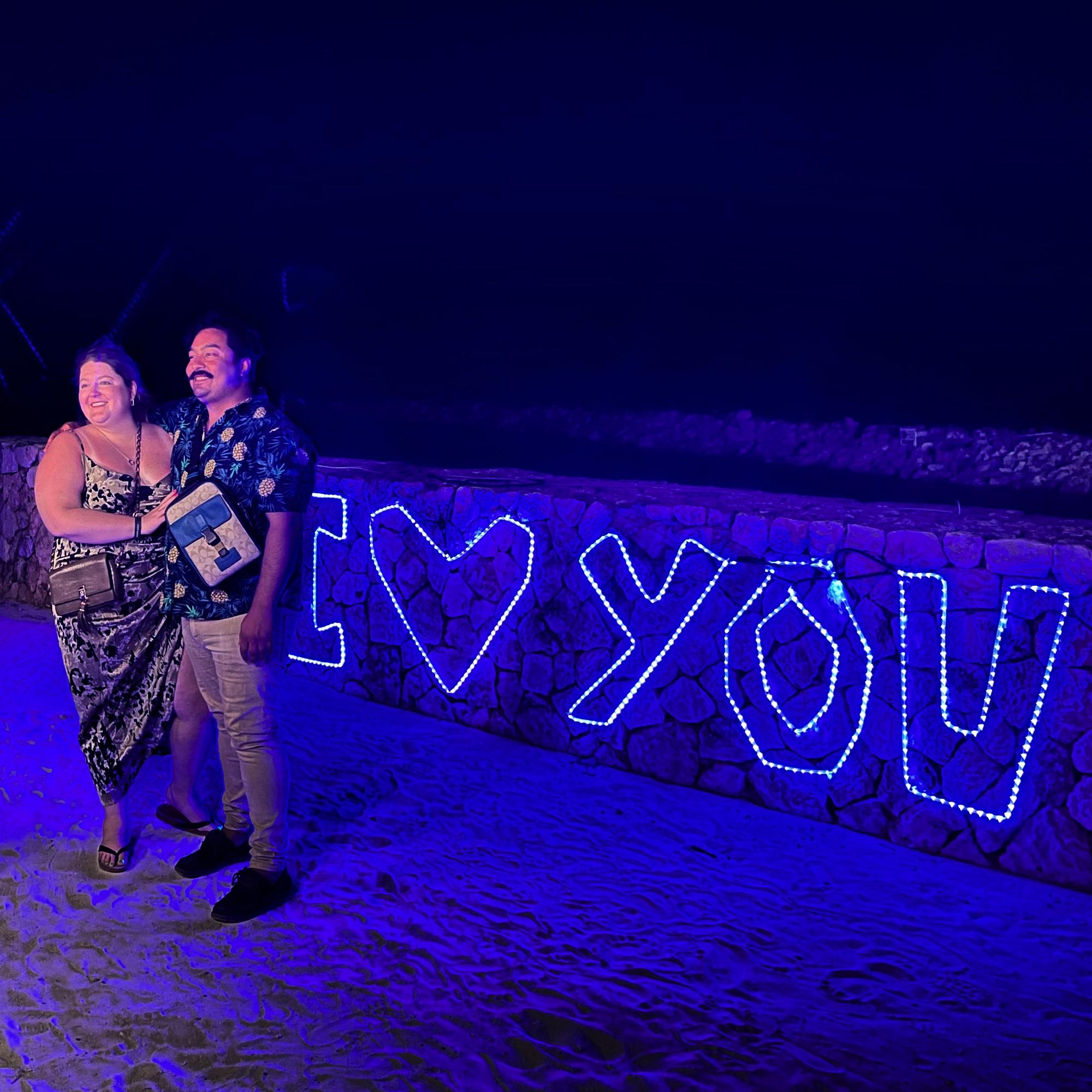 Dinner on the beach in Jamaica, July 2023