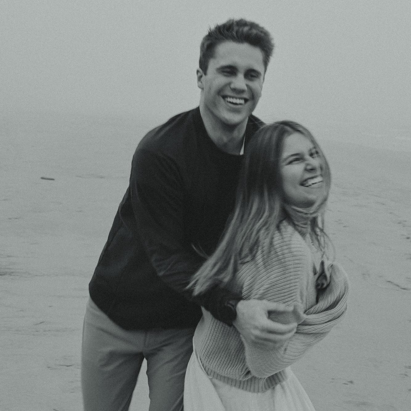 A spontaneous photo shoot we did on Lake Michigan (it was 40 degrees out)