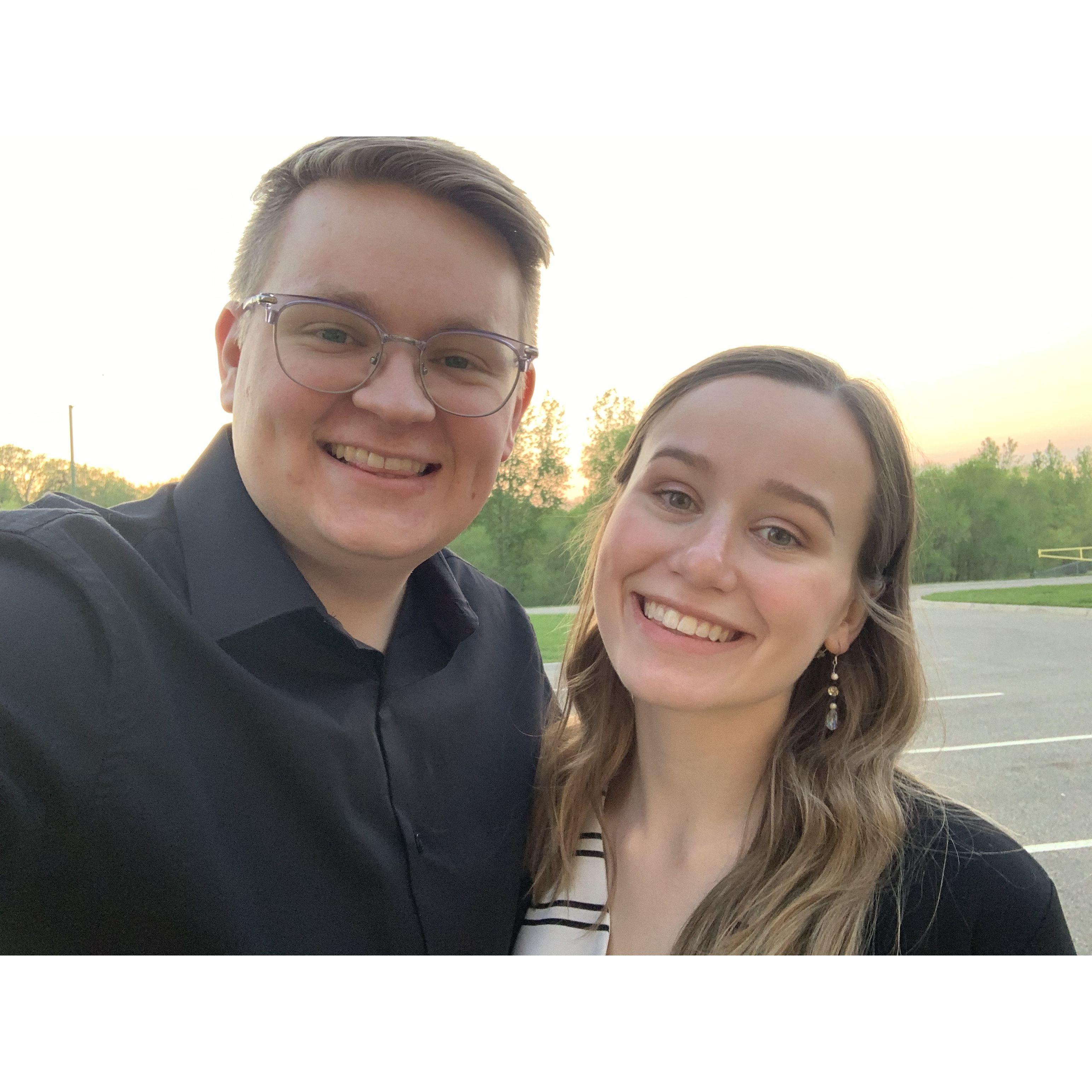 After one of Brie's concerts