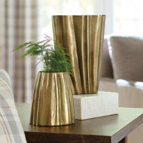 Suzanne Kasler Gold Vase - Large