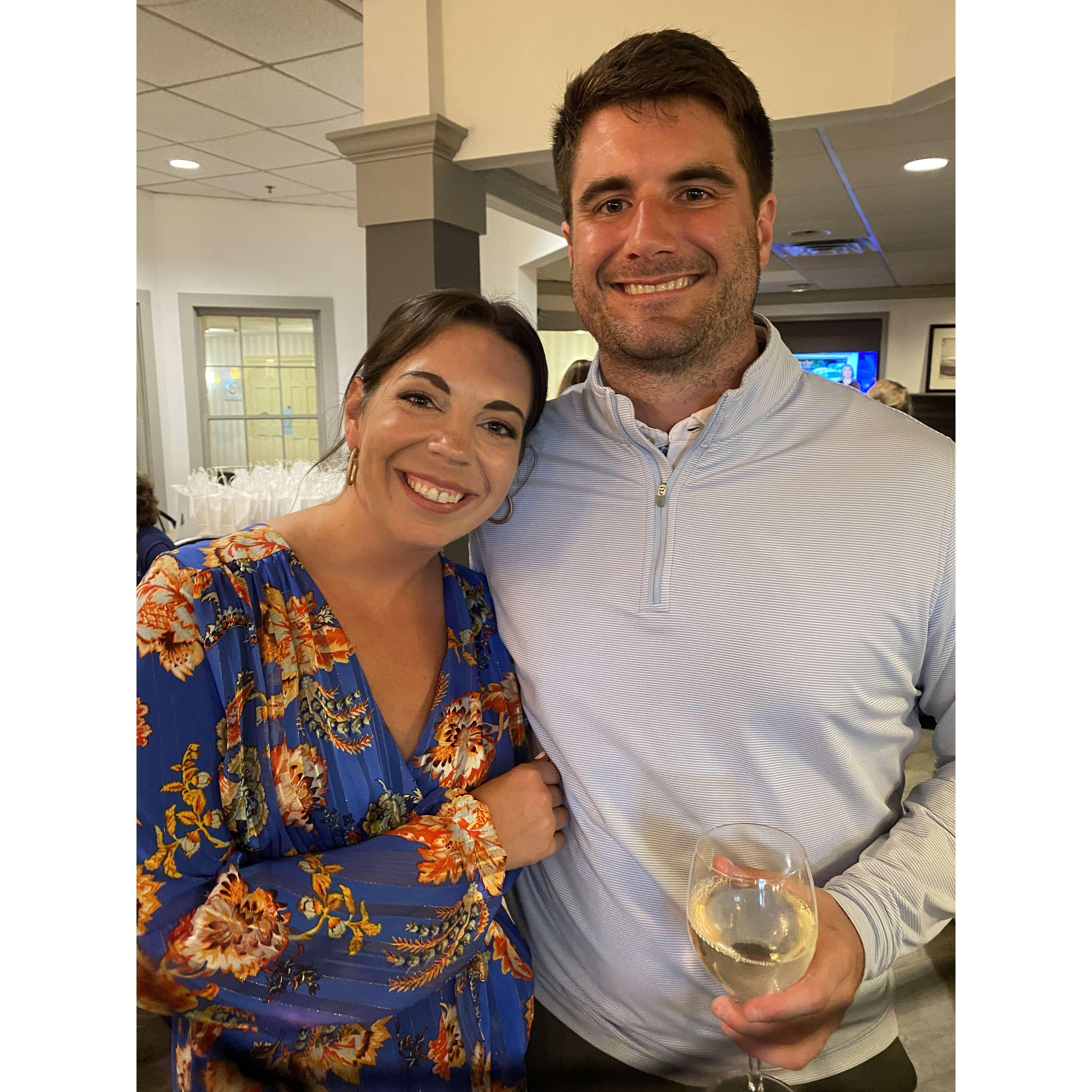 Bry & Jon in Newport, getting ready to celebrating Samantha and Will's wedding in June 2022! 