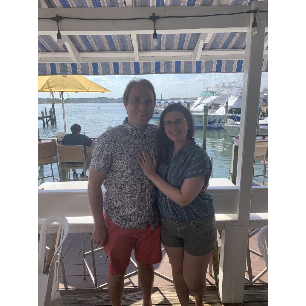 May 2021: We get engaged in Ocean City, Maryland!!