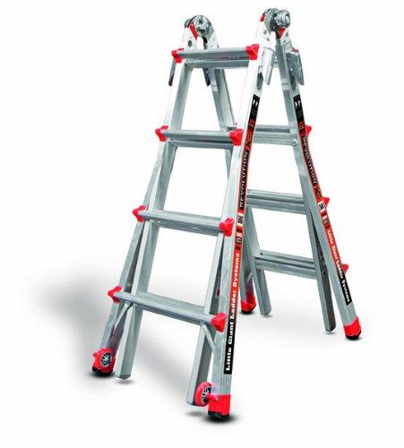 Little Giant 12017 RevolutionXE 300-Pound Duty Rating Multi-Use Ladder, 17-Foot