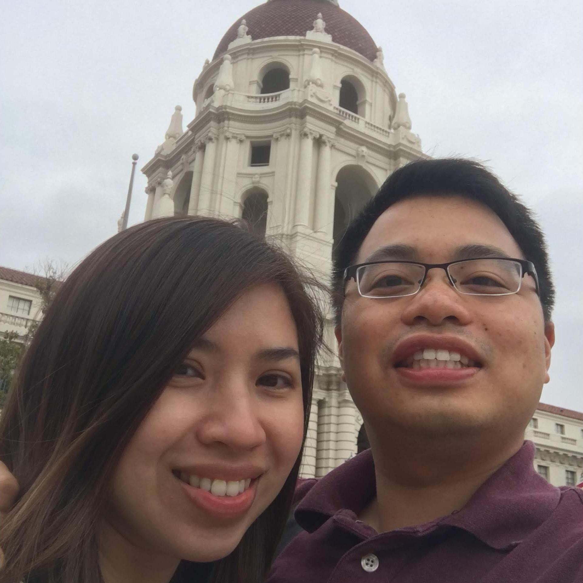 One of our local trips at the world's famous Pasadena City Hall.
